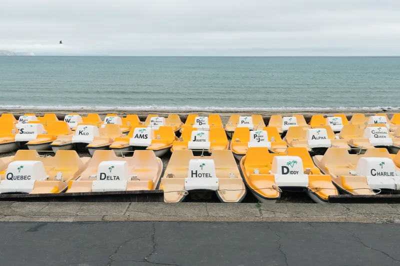 Pedalos, Weymouth. 2024.